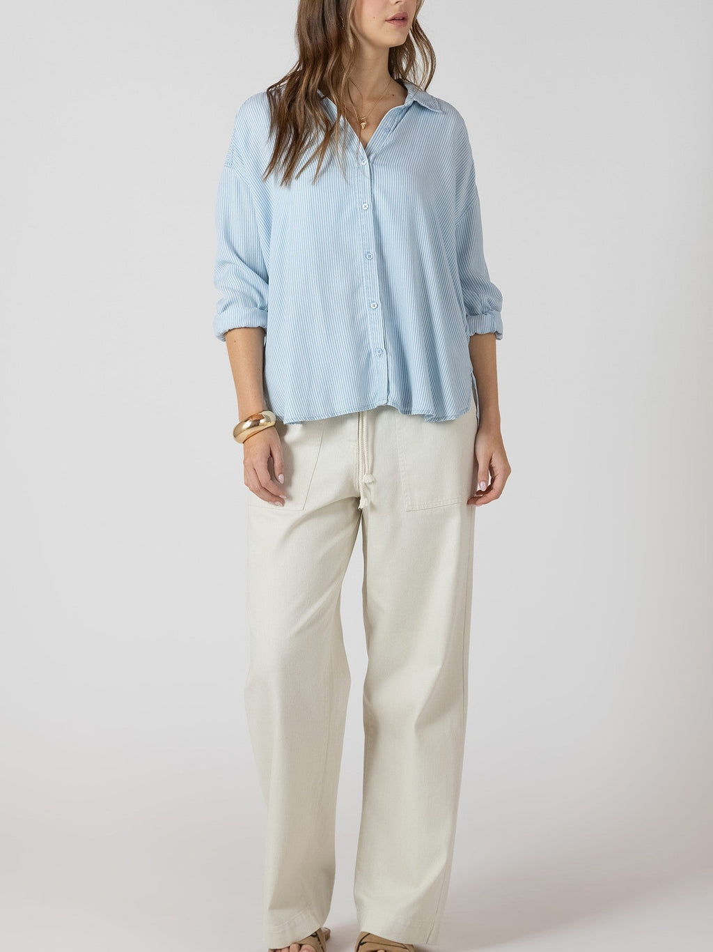 DEX Relaxed Button Front Shirt